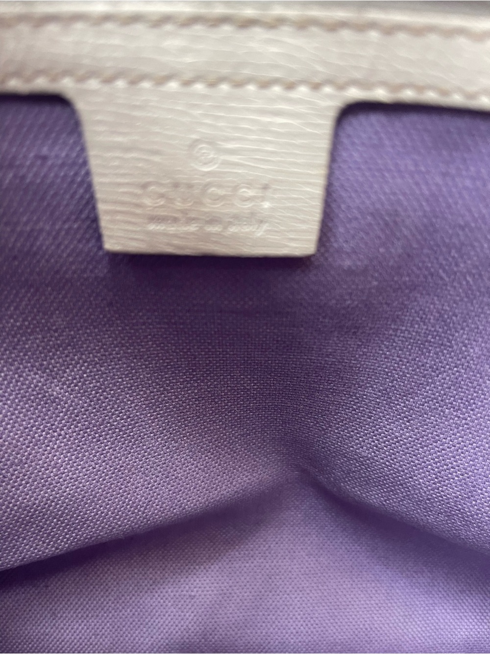 G-VGUC 2013 Gucci Flora Nice Medium Shoulder Tote Bag White Canvas Leather, GHW - Picture 14 of 16